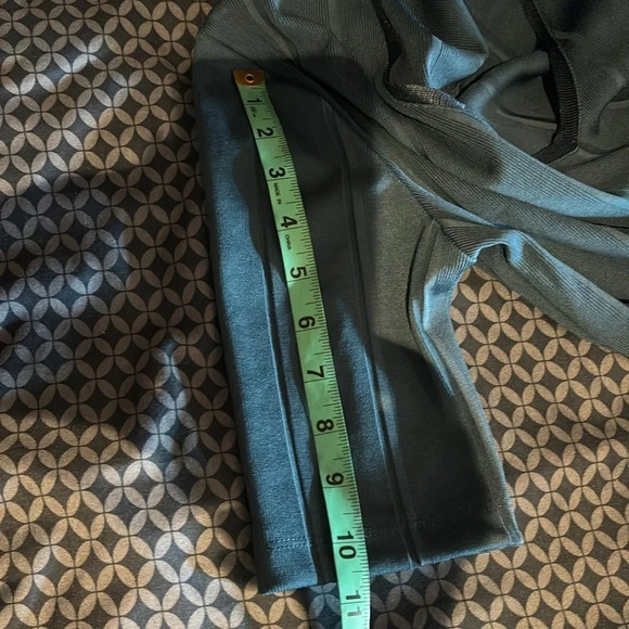 Mango rib knit 3/4 sleeves v neck top Sz S - Picture 9 of 13